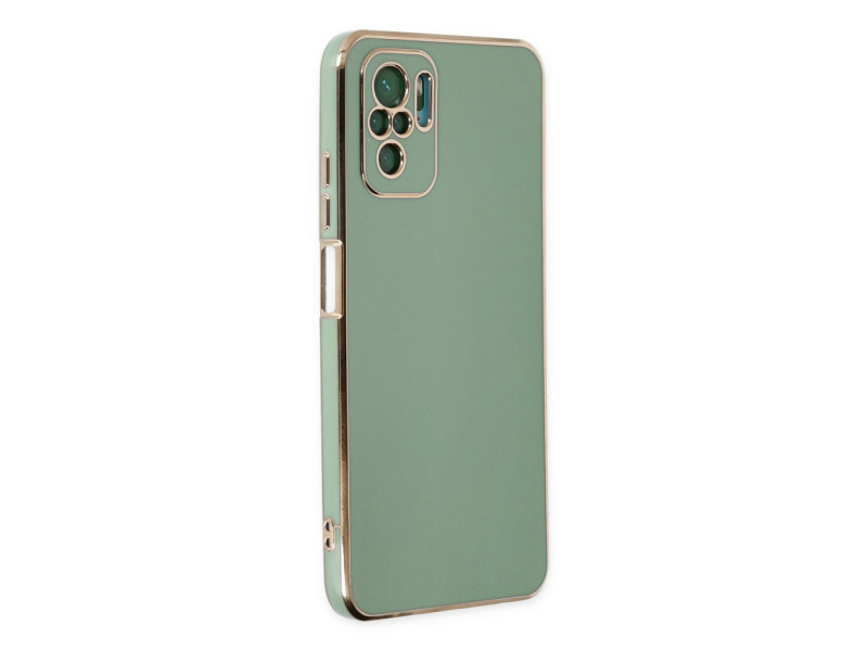 Newface Xiaomi Redmi Note 10S Kılıf Volet Silikon - Açık Yeşil