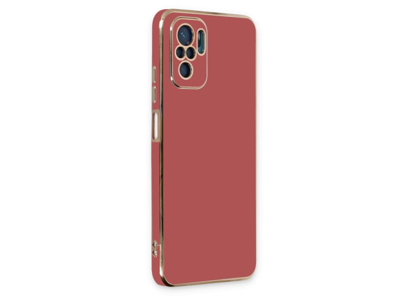 Newface Xiaomi Redmi Note 10S Kılıf Volet Silikon - Kırmızı