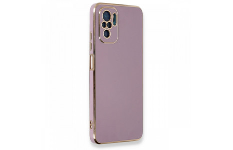Newface Xiaomi Redmi Note 10S Kılıf Volet Silikon - Mor