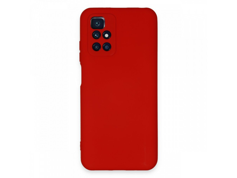 Newface Xiaomi Redmi Note 11 4G Kılıf Nano içi Kadife Silikon - Kırmızı
