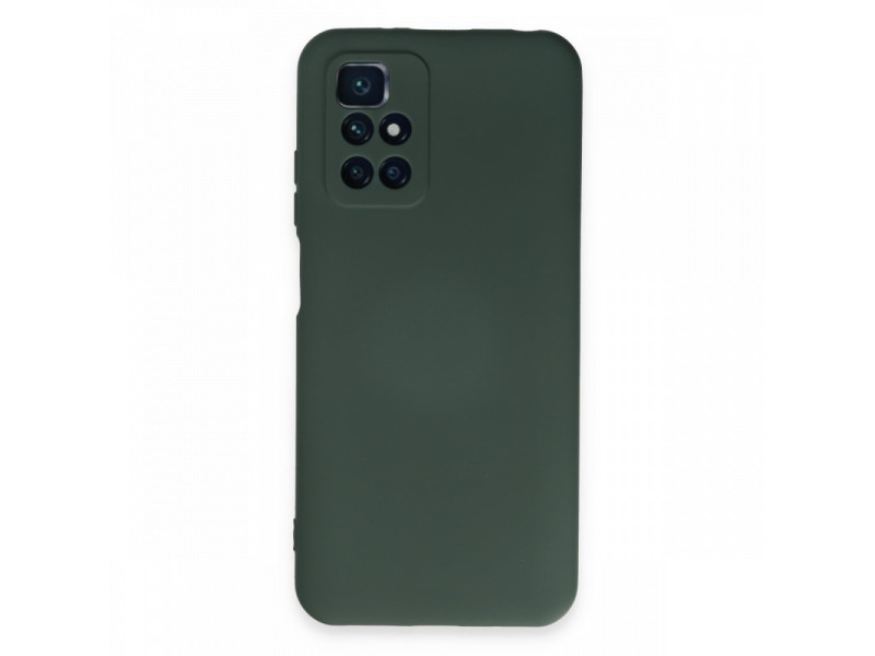 Newface Xiaomi Redmi Note 11 4G Kılıf Nano içi Kadife Silikon - Koyu Yeşil