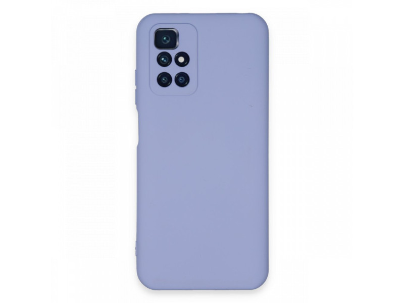 Newface Xiaomi Redmi Note 11 4G Kılıf Nano içi Kadife Silikon - Lila