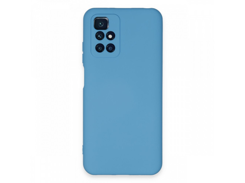Newface Xiaomi Redmi Note 11 4G Kılıf Nano içi Kadife Silikon - Mavi