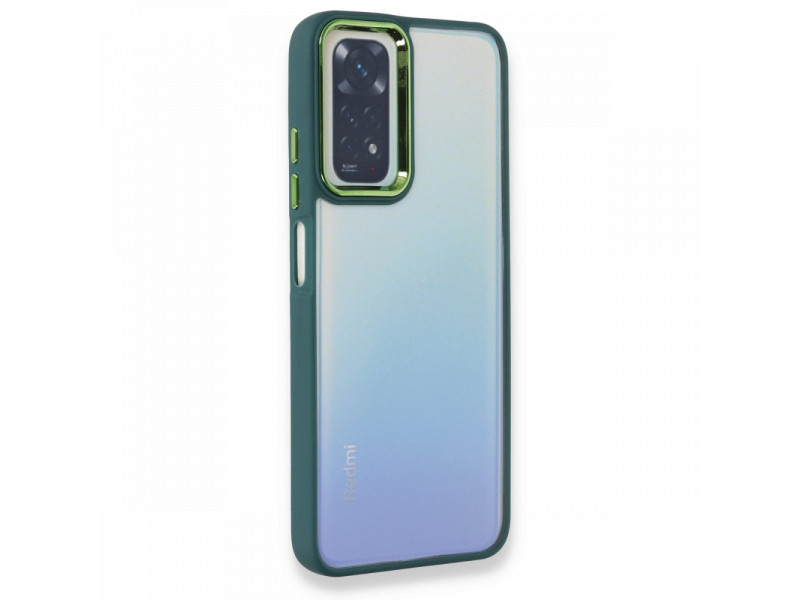 Newface Xiaomi Redmi Note 11 Kılıf Dora Kapak - Haki Yeşil