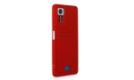 Newface Xiaomi Redmi Note 11 Pro Kılıf Kelvin Kartvizitli Silikon - Kırmızı