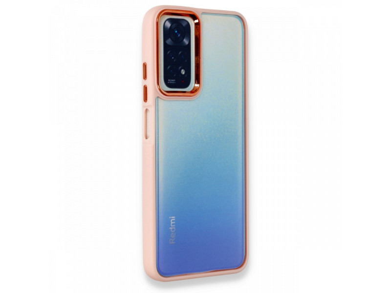 Newface Xiaomi Redmi Note 11S Kılıf Dora Kapak - Pudra