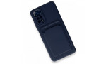 Newface Xiaomi Redmi Note 11S Kılıf Kelvin Kartvizitli Silikon - Lacivert