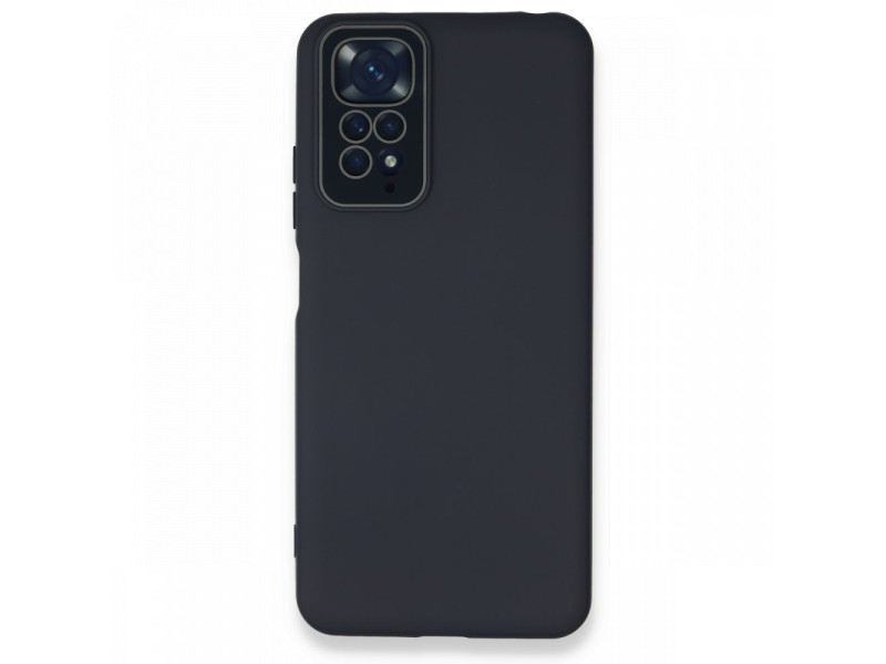 Newface Xiaomi Redmi Note 11S Kılıf Lansman Glass Kapak - Lacivert