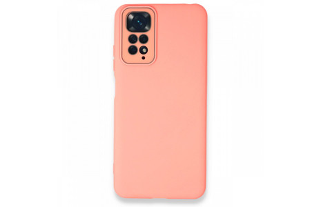 Newface Xiaomi Redmi Note 11S Kılıf Lansman Glass Kapak - Pembe