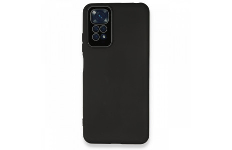 Newface Xiaomi Redmi Note 11S Kılıf Lansman Glass Kapak - Siyah