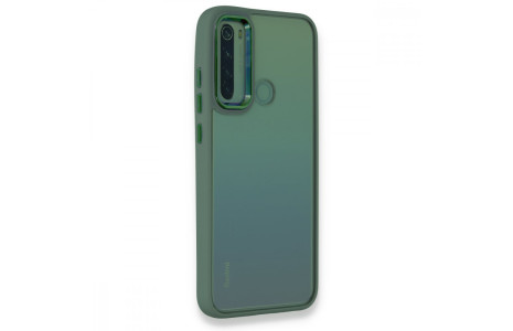 Newface Xiaomi Redmi Note 8 Kılıf Dora Kapak - Haki Yeşil
