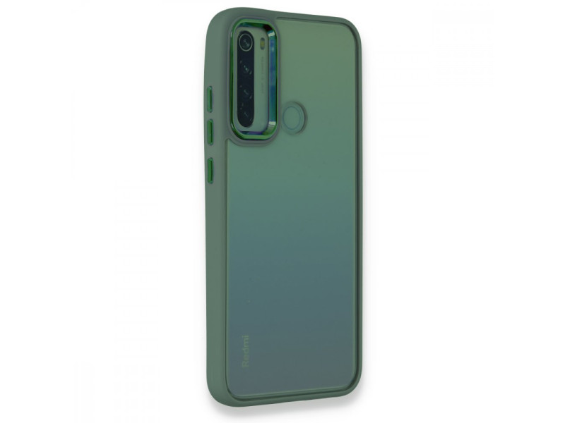 Newface Xiaomi Redmi Note 8 Kılıf Dora Kapak - Haki Yeşil