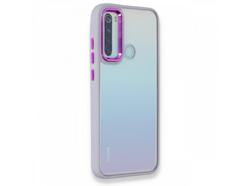 Newface Xiaomi Redmi Note 8 Kılıf Dora Kapak - Lila