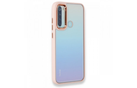 Newface Xiaomi Redmi Note 8 Kılıf Dora Kapak - Pudra
