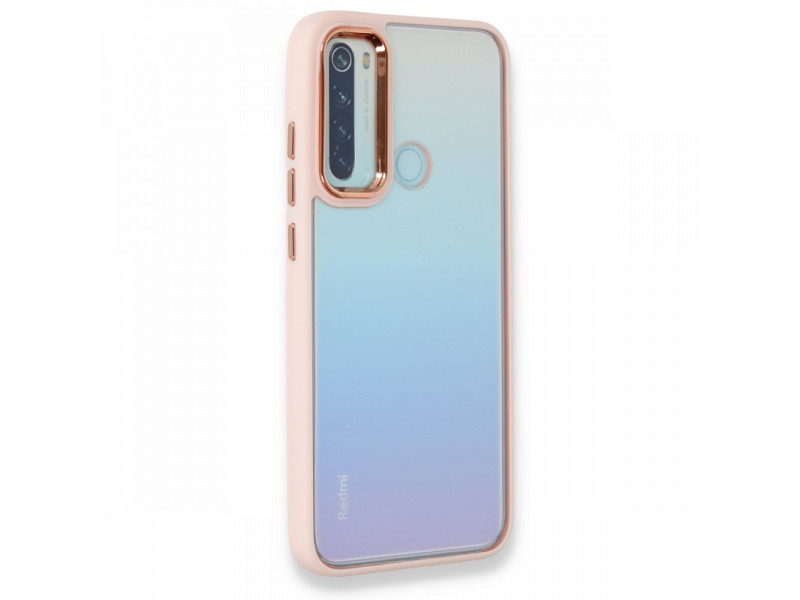 Newface Xiaomi Redmi Note 8 Kılıf Dora Kapak - Pudra