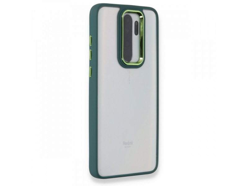 Newface Xiaomi Redmi Note 8 Pro Kılıf Dora Kapak - Haki Yeşil