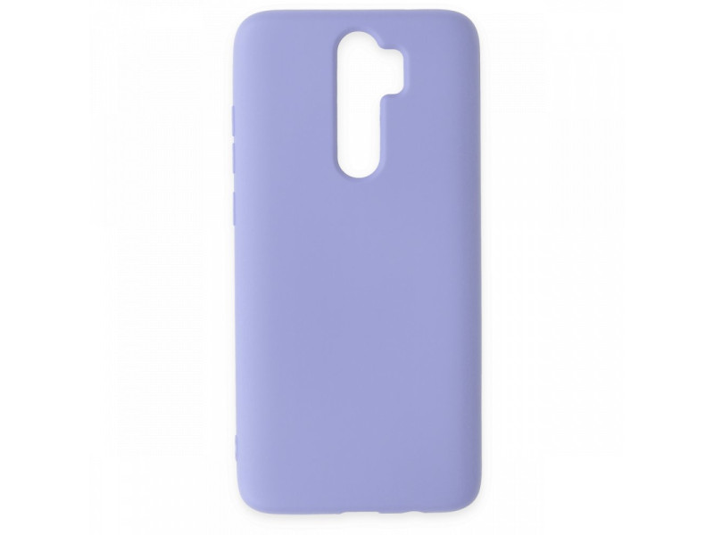 Newface Xiaomi Redmi Note 8 Pro Kılıf Nano içi Kadife Silikon - Lila