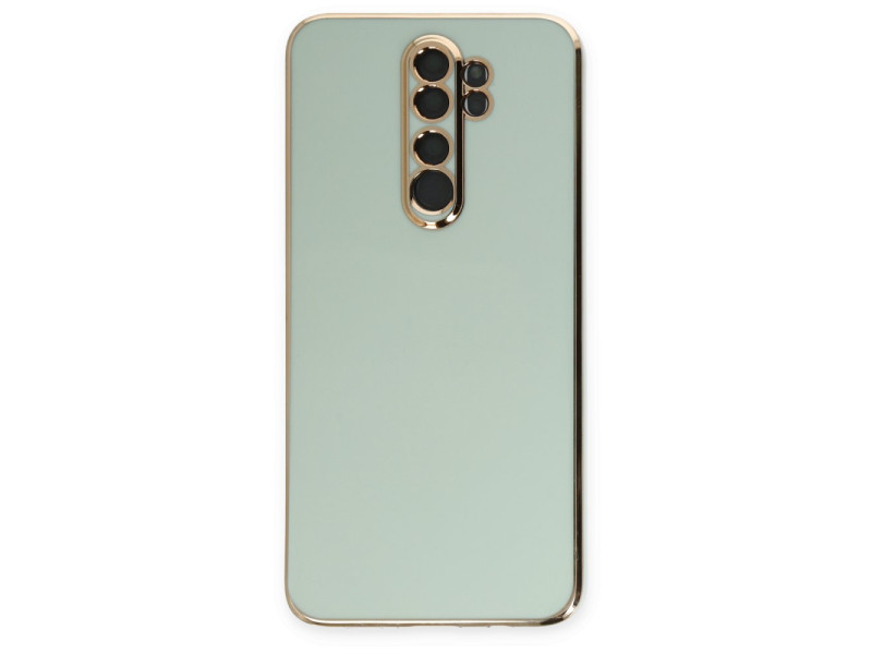 Newface Xiaomi Redmi Note 8 Pro Kılıf Volet Silikon - Açık Yeşil