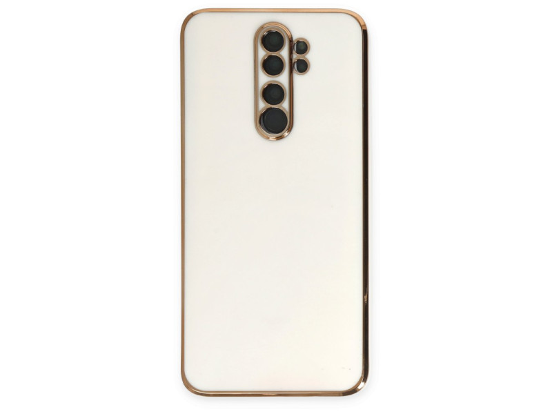Newface Xiaomi Redmi Note 8 Pro Kılıf Volet Silikon - Beyaz