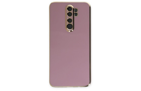 Newface Xiaomi Redmi Note 8 Pro Kılıf Volet Silikon - Mor
