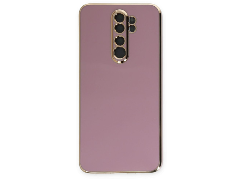 Newface Xiaomi Redmi Note 8 Pro Kılıf Volet Silikon - Mor