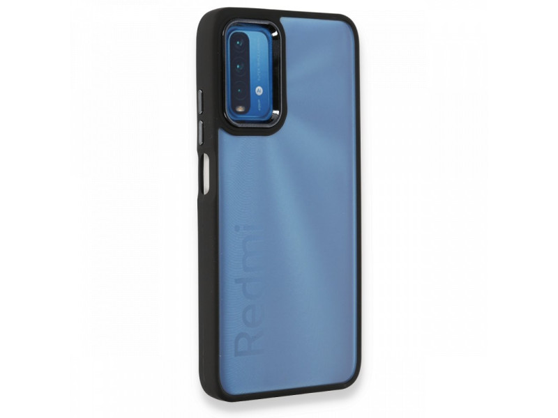 Newface Xiaomi Redmi Note 9 4G Kılıf Dora Kapak - Siyah