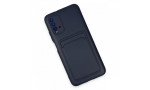 Newface Xiaomi Redmi Note 9 4G Kılıf Kelvin Kartvizitli Silikon - Lacivert