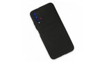 Newface Xiaomi Redmi Note 9 4G Kılıf Kelvin Kartvizitli Silikon - Siyah