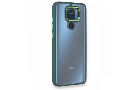 Newface Xiaomi Redmi Note 9 Kılıf Dora Kapak - Haki Yeşil