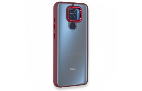 Newface Xiaomi Redmi Note 9 Kılıf Dora Kapak - Kırmızı