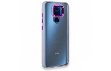 Newface Xiaomi Redmi Note 9 Kılıf Dora Kapak - Lila