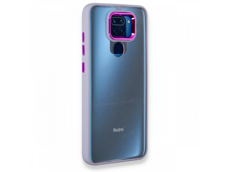 Newface Xiaomi Redmi Note 9 Kılıf Dora Kapak - Lila