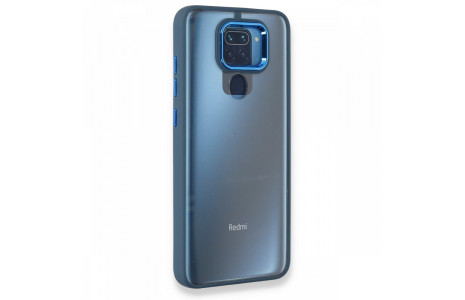 Newface Xiaomi Redmi Note 9 Kılıf Dora Kapak - Mavi