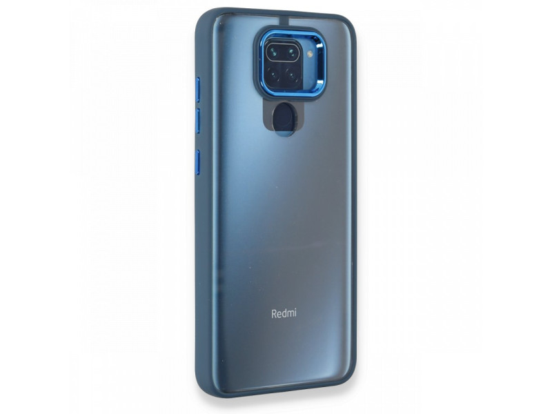 Newface Xiaomi Redmi Note 9 Kılıf Dora Kapak - Mavi