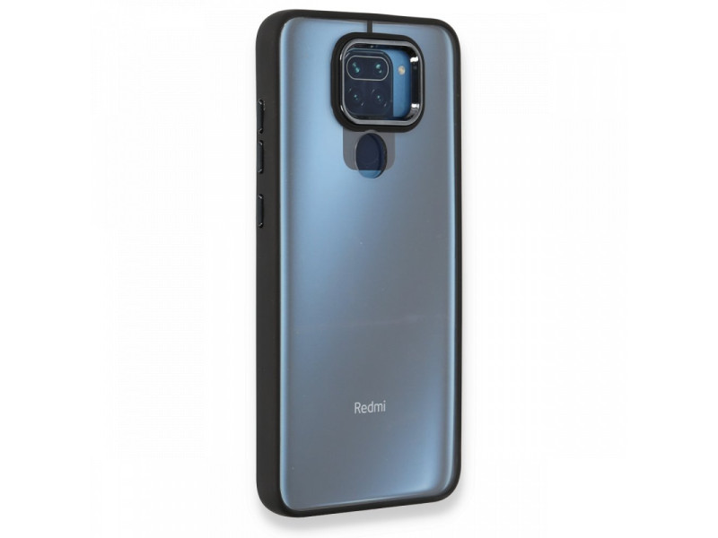 Newface Xiaomi Redmi Note 9 Kılıf Dora Kapak - Siyah
