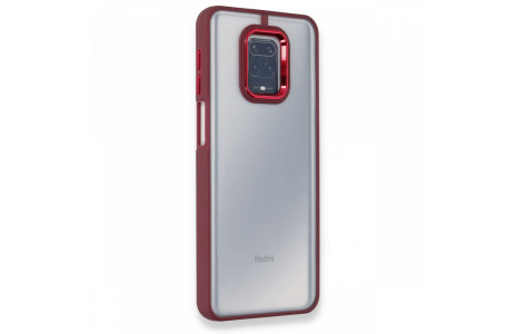 Newface Xiaomi Redmi Note 9 Pro Kılıf Dora Kapak - Kırmızı