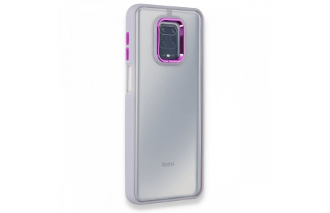 Newface Xiaomi Redmi Note 9 Pro Kılıf Dora Kapak - Lila