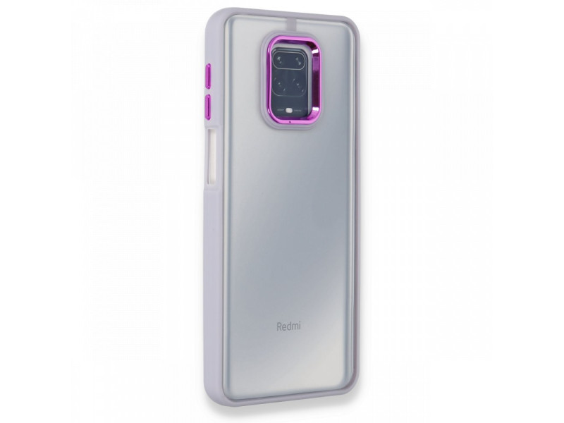 Newface Xiaomi Redmi Note 9 Pro Kılıf Dora Kapak - Lila