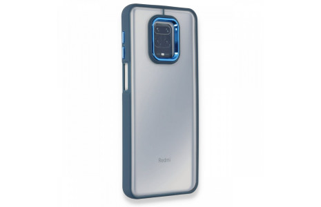 Newface Xiaomi Redmi Note 9 Pro Kılıf Dora Kapak - Mavi