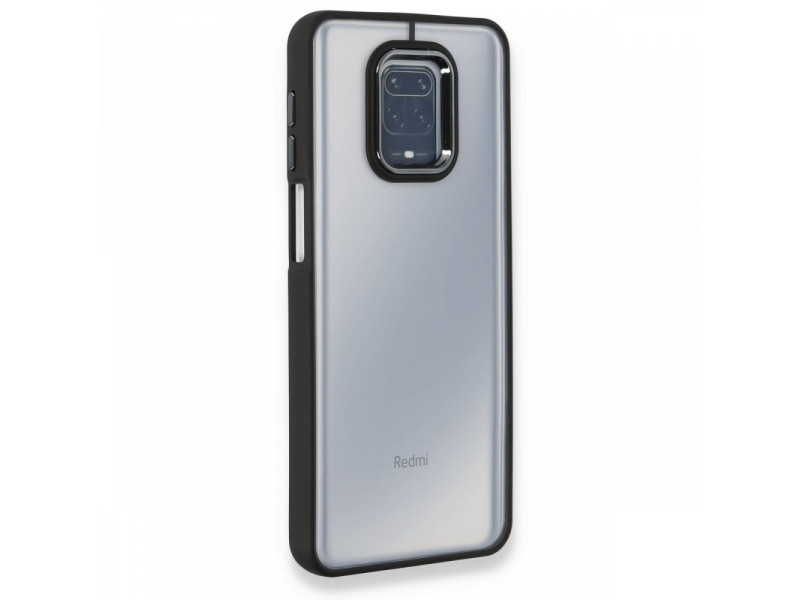 Newface Xiaomi Redmi Note 9 Pro Kılıf Dora Kapak - Siyah