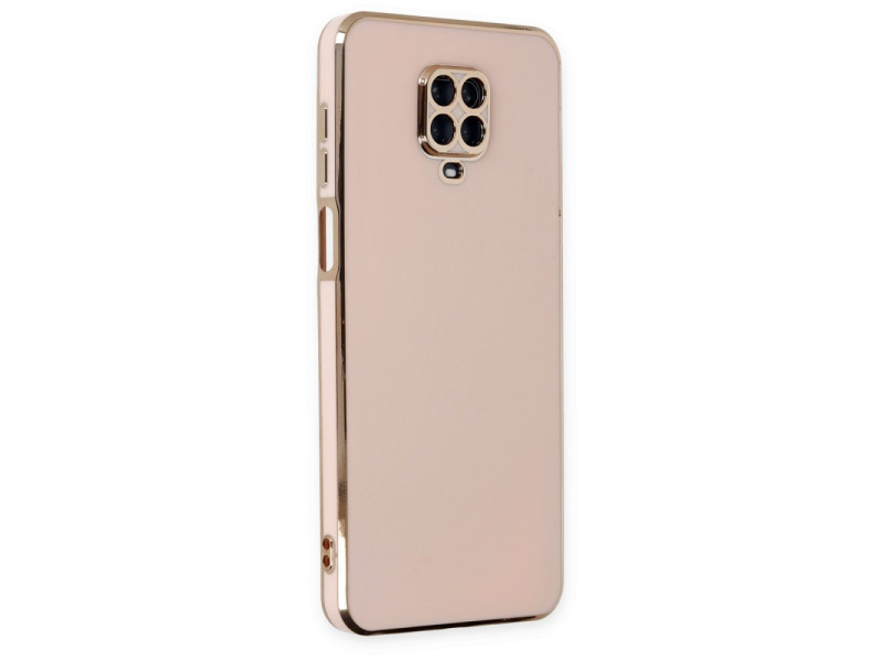 Newface Xiaomi Redmi Note 9 Pro Kılıf Volet Silikon - Pembe