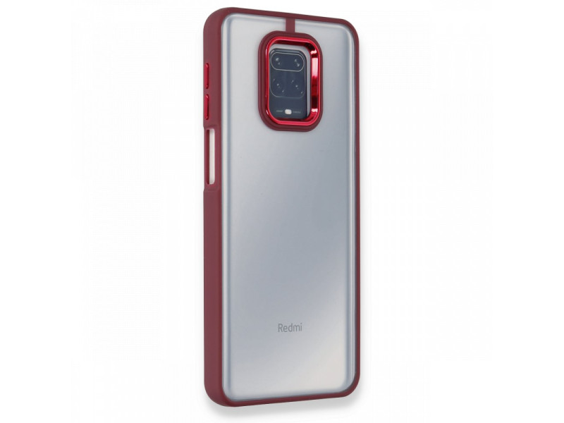 Newface Xiaomi Redmi Note 9S Kılıf Dora Kapak - Kırmızı