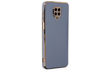 Newface Xiaomi Redmi Note 9S Kılıf Volet Silikon - Mavi