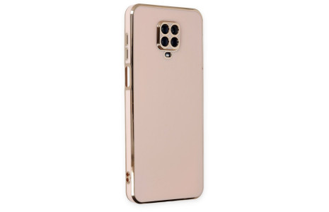 Newface Xiaomi Redmi Note 9S Kılıf Volet Silikon - Pembe